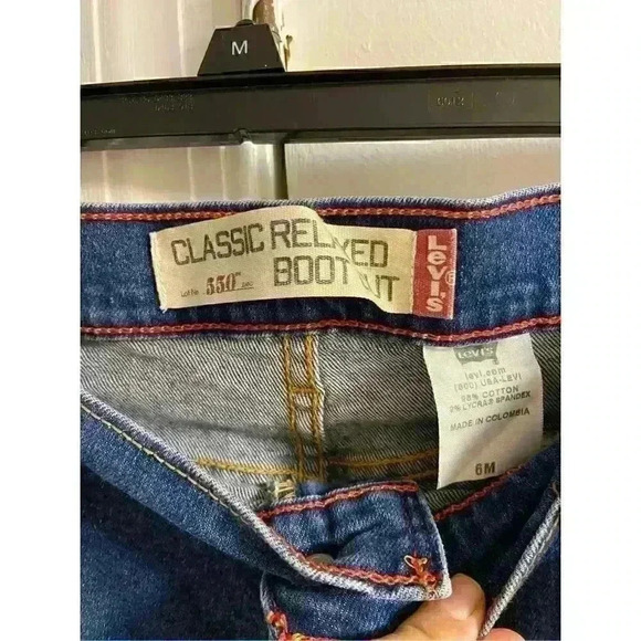 Levi's 550‎ Reloved Bootcut Jeans Women's Size 6 - Picture 6 of 6